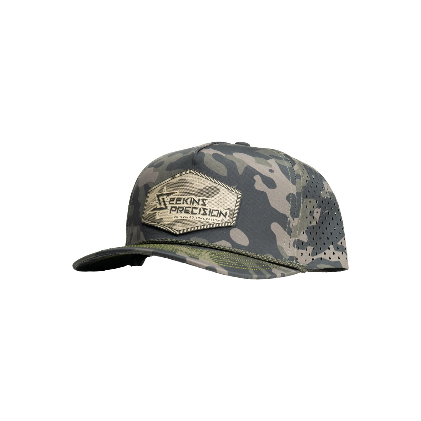 Olive Camo Patch Hat